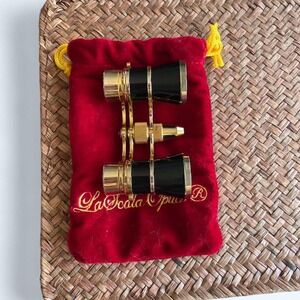 La Scala Opera Titanium Binocular Glasses with velvet pouch